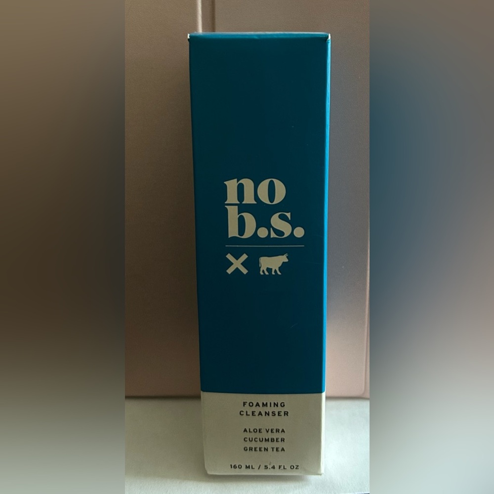 No B.S. Foaming Cleanser, Natural Face Wash with Cucumber, Green Tea & Aloe Vera